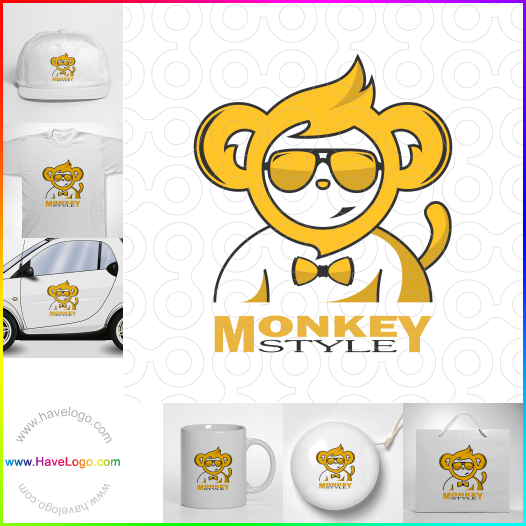 Compra un diseño de logo de Monkey Zone 63869