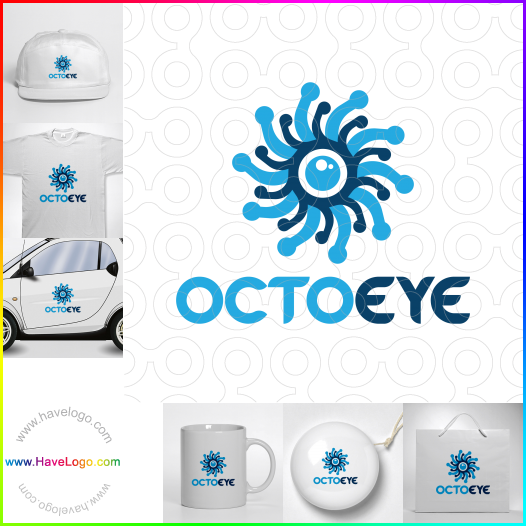 Compra un diseño de logo de Octo Eye 66891