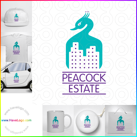 Koop een Peacock Estate logo - ID:62251