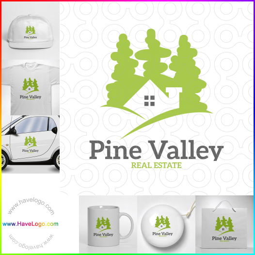 Compra un diseño de logo de Pine Valley Real Estate 63309