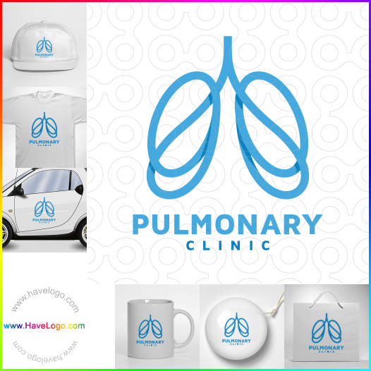 Compra un diseño de logo de Clínica pulmonar 63379
