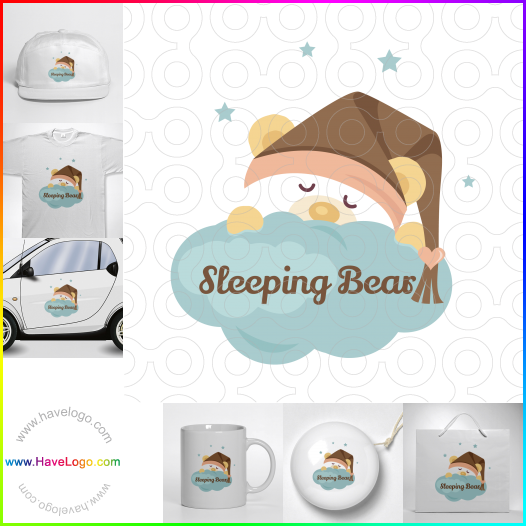 Koop een Sleeping Bear logo - ID:61451