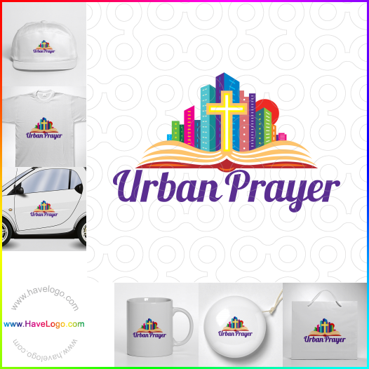 Compra un diseño de logo de Oración urbana 65131