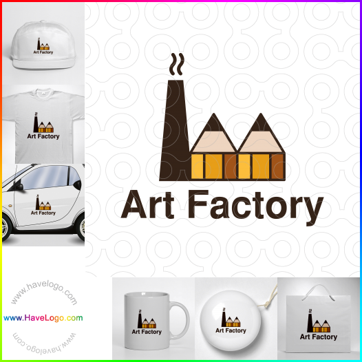 Koop een kunst fabriek logo - ID:63607
