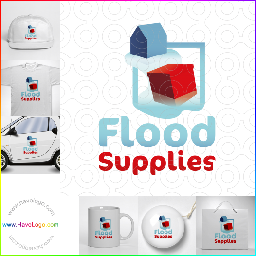 Compra un diseño de logo de inundación 36238