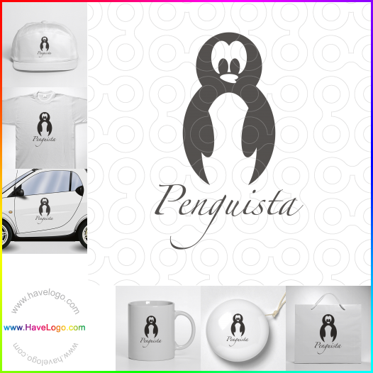 Compra un diseño de logo de pingüino 15090