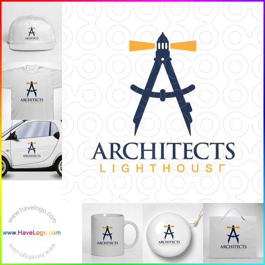 Koop een Architecten Vuurtoren logo - ID:66941