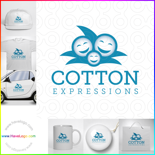 Compra un diseño de logo de Expresiones de algodón 62562