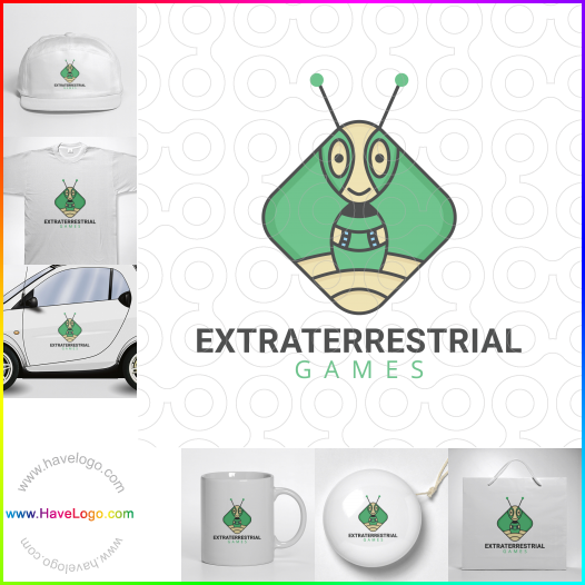 Compra un diseño de logo de Extraterrestre 61857