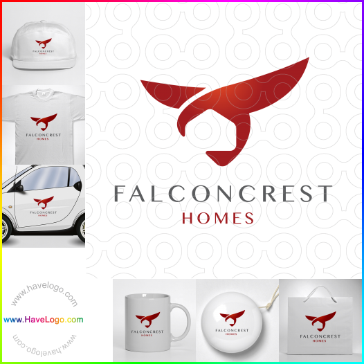 Compra un diseño de logo de Falconcrest Homes 60538
