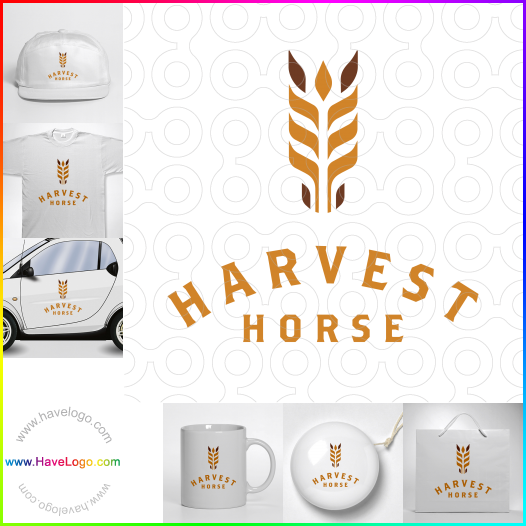 Compra un diseño de logo de Harvest Horse 65059