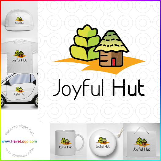 Compra un diseño de logo de Joyful Hut 63338