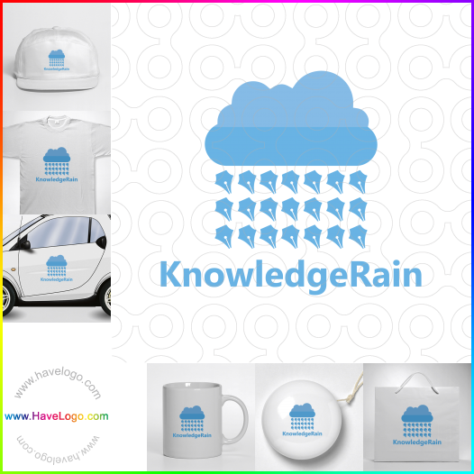 Compra un diseño de logo de Knowledge Rain 62369