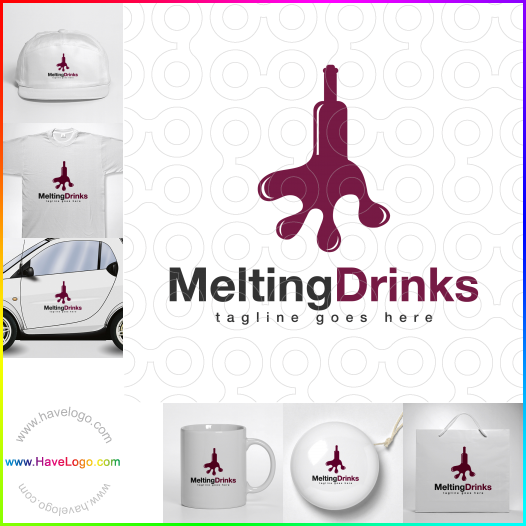 Compra un diseño de logo de Melting Drinks 64195