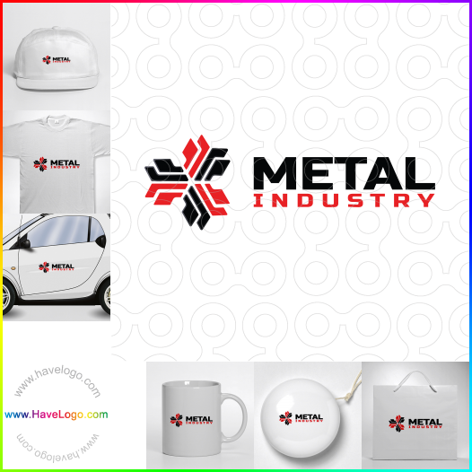 Compra un diseño de logo de Industria del metal 65832