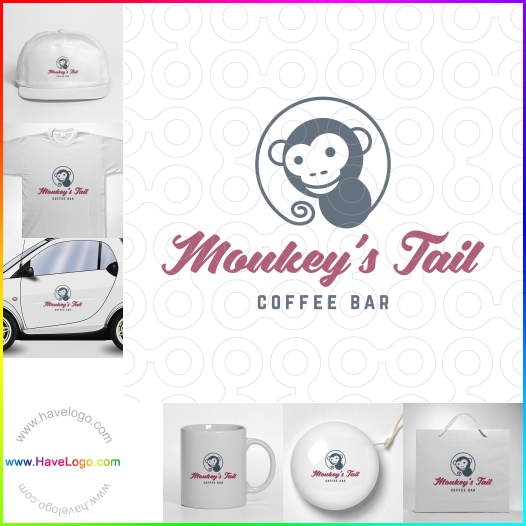 Compra un diseño de logo de Monkey s Tail 61478