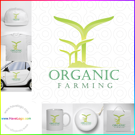 Compra un diseño de logo de Agricultura orgánica 66406