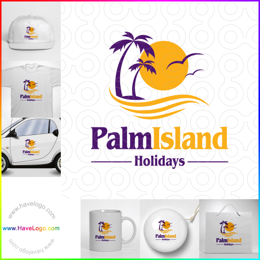 Acheter un logo de Palm Island - 65400