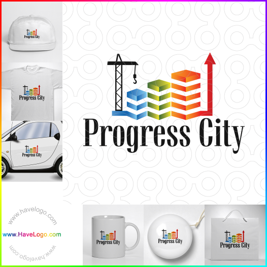 Compra un diseño de logo de Progress City 65107