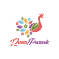 logo Queen Peacock