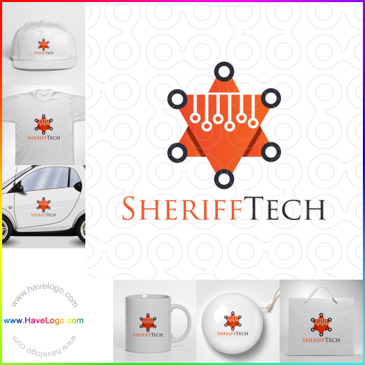 Compra un diseño de logo de Sheriff Tech 63929