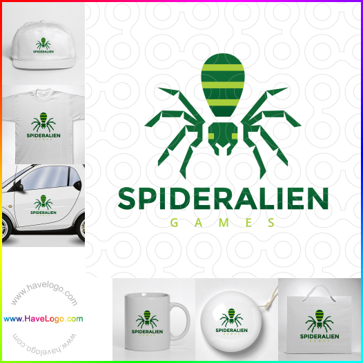 Compra un diseño de logo de Spider Alien 64531