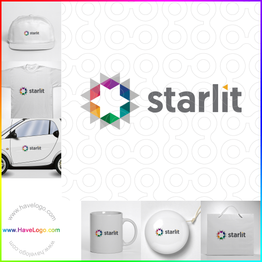 Compra un diseño de logo de Starlit 62530