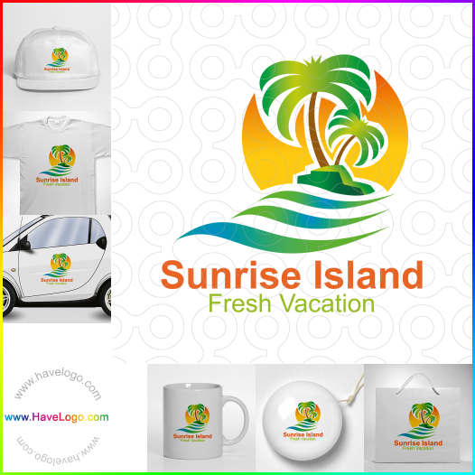 Koop een Sunrise Island logo - ID:67071