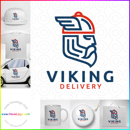 Compra un diseño de logo de Viking Delivery 61292