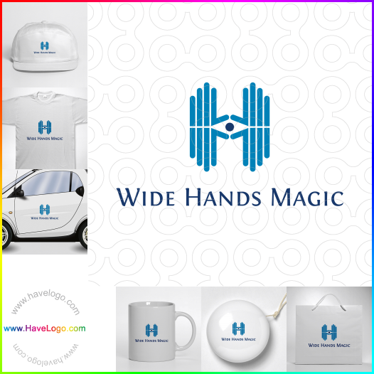 Compra un diseño de logo de Wide Hands Magic 60938