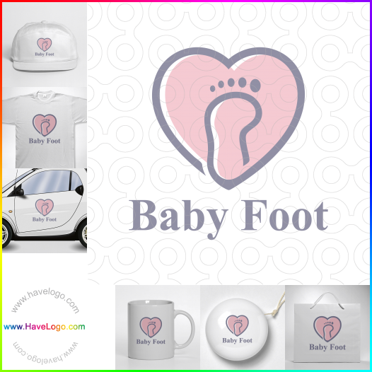 Koop een baby voet logo - ID:65087