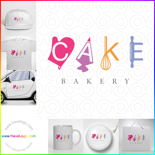 Koop een cakewinkel logo - ID:52311
