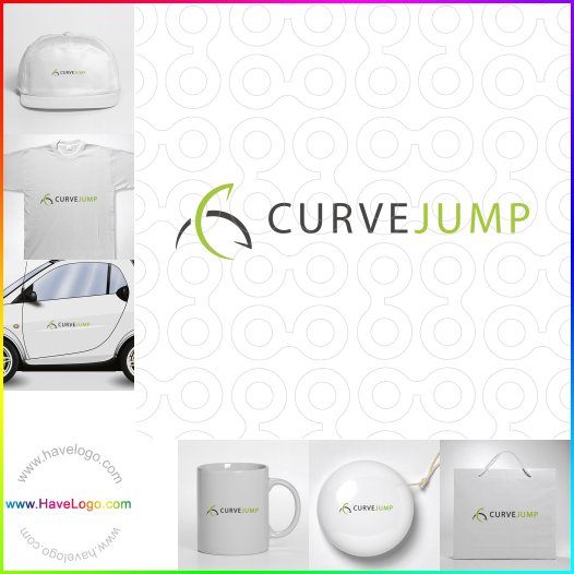 Koop een curve logo - ID:50014