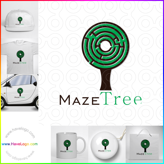 Compra un diseño de logo de maze tree 66307