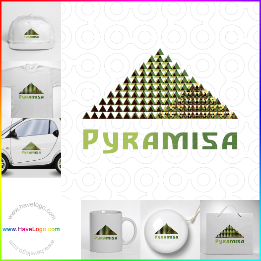 Koop een piramide logo - ID:24757
