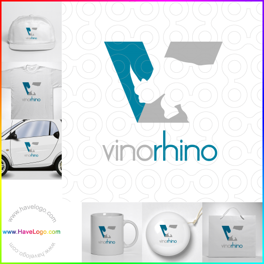 Compra un diseño de logo de rinoceronte 3583