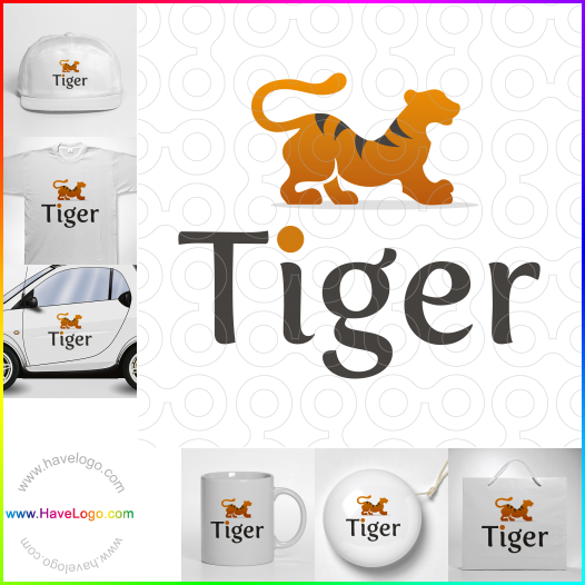 Compra un diseño de logo de tigre 36270