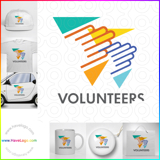 Koop een vrijwilliger logo - ID:30599
