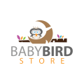 logo de Pájaro de bebé
