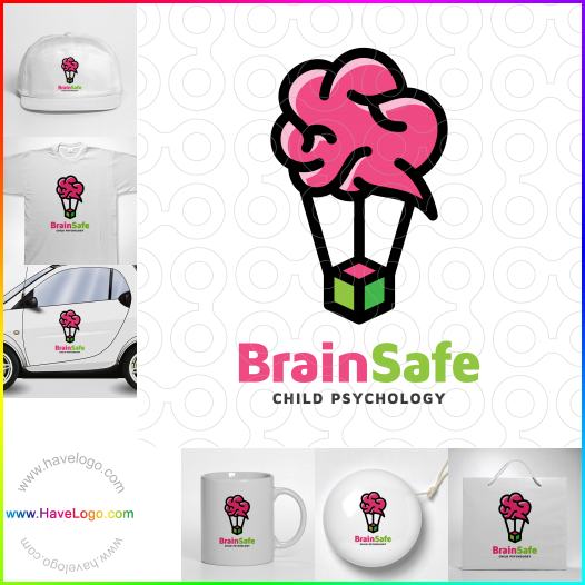 Compra un diseño de logo de Brain Safe 61960