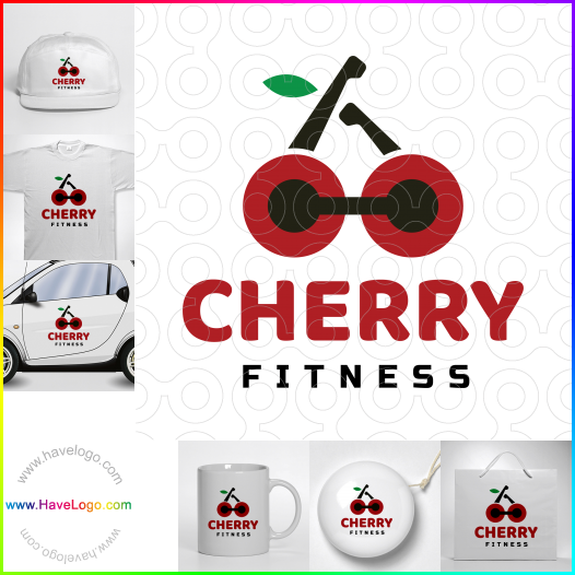 Compra un diseño de logo de Cherry Fitness 65681