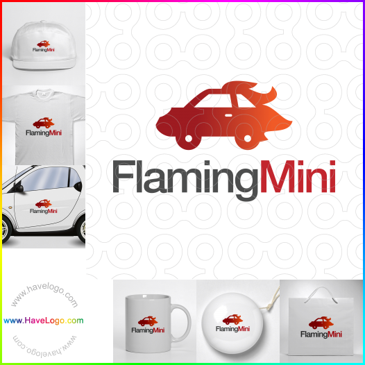 Compra un diseño de logo de Flaming Mini 64295