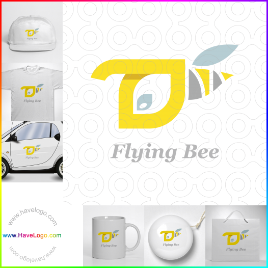 Compra un diseño de logo de Flying Bee 62442