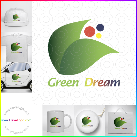 Compra un diseño de logo de Sueño verde 65573
