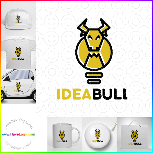 Compra un diseño de logo de Idea Bull 61150