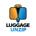 logo de Unzip de equipaje