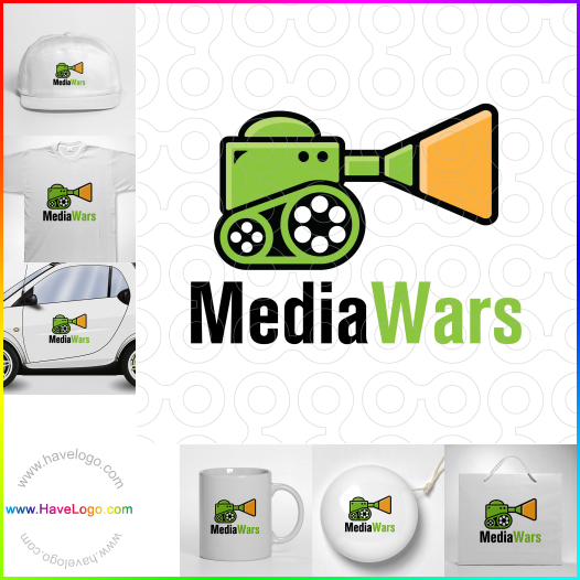 Compra un diseño de logo de Media Wars 61572