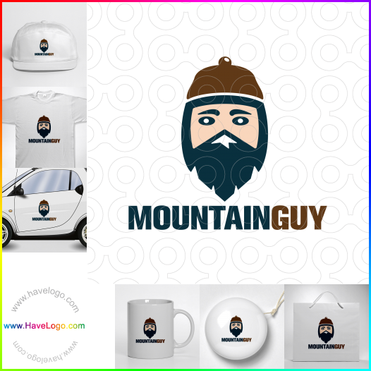 Compra un diseño de logo de Mountain Guy 60225