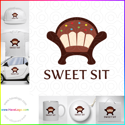 Compra un diseño de logo de Sweet sit 61752