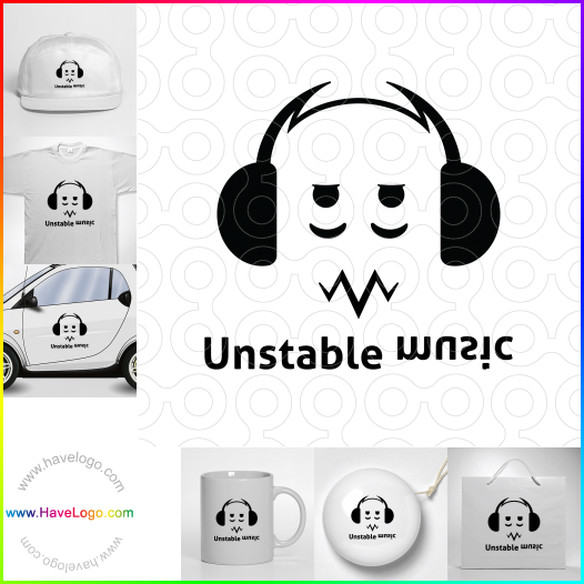 Koop een Instabiele muziek logo - ID:65043